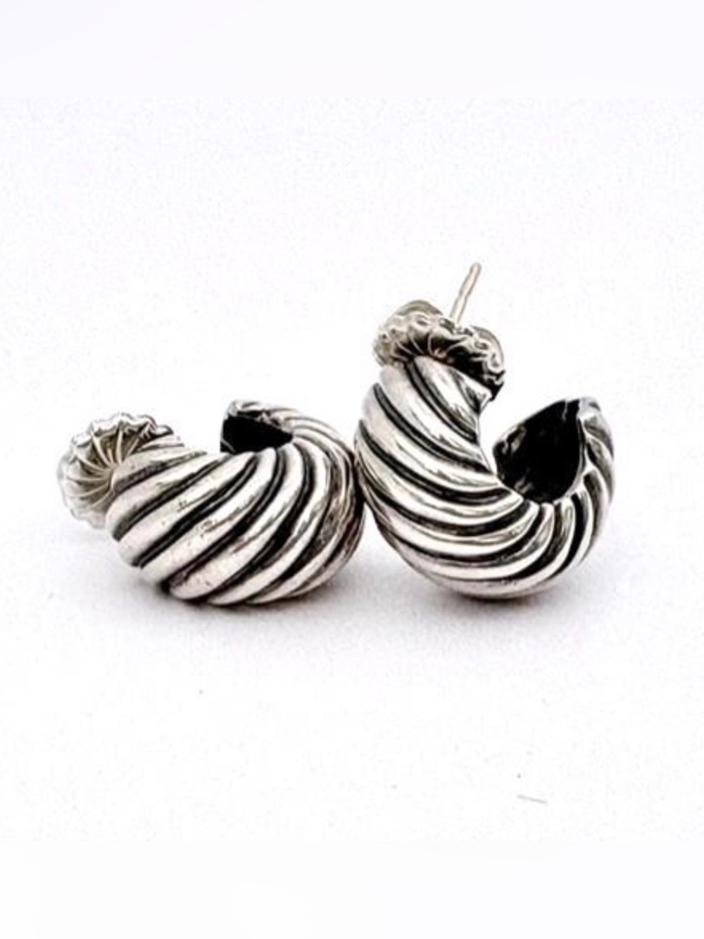 David Yurman Huggie Hoop Earrings